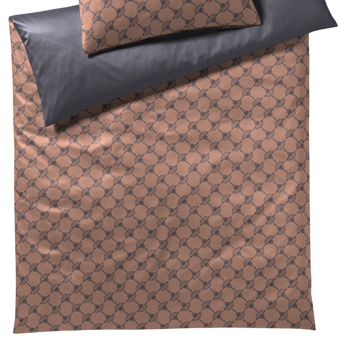 JOOP! Bettwäsche Cornflower Double 4083 7 Festive Copper Kupfer festlich Kornblumen hochwertig