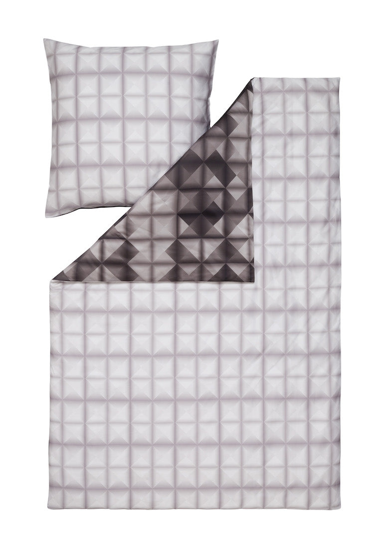 Estella Bettwäsche Pattern 4705 920 anthrazit Mako Satin