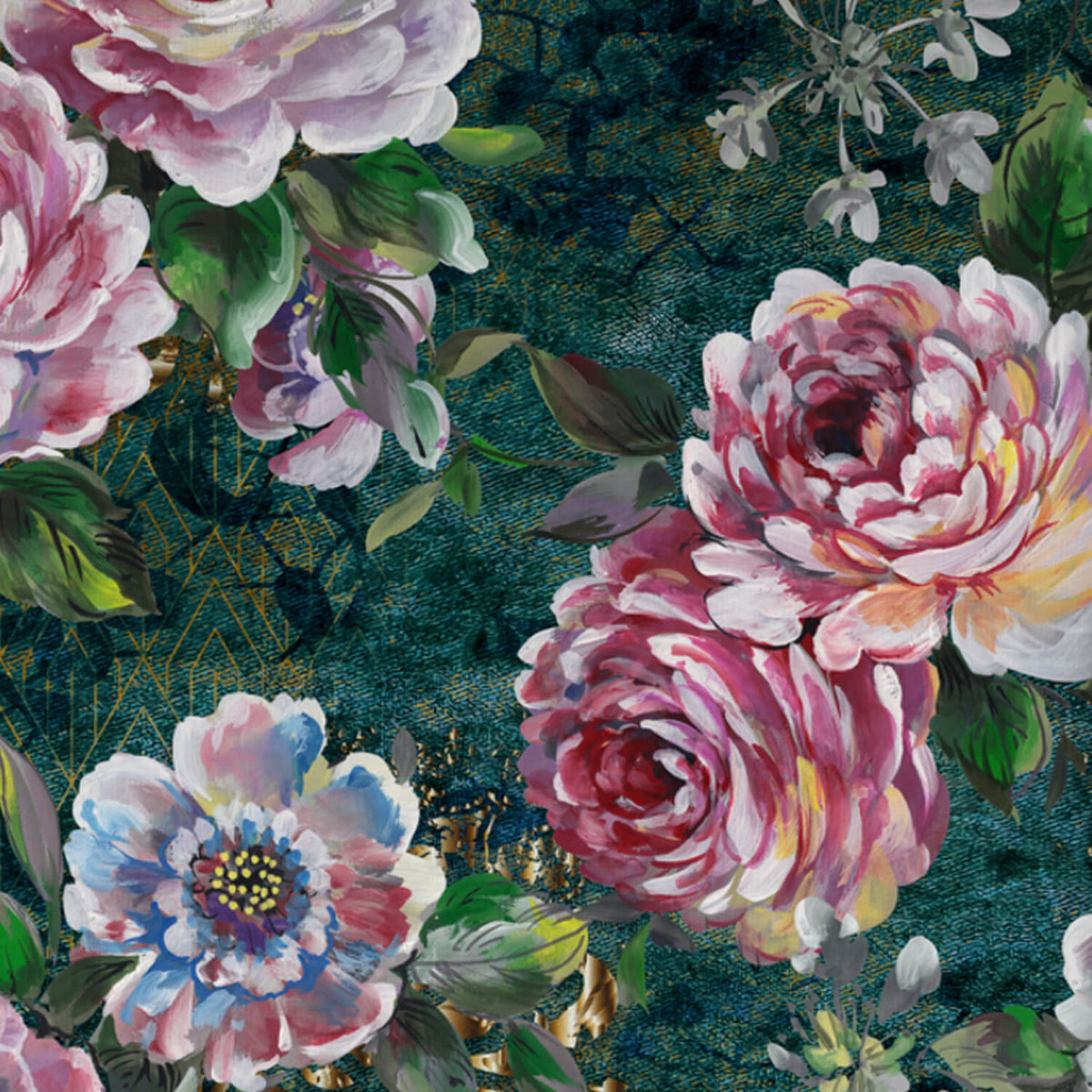 bettwaesche trendy bedding fleur blumen pfingsrose