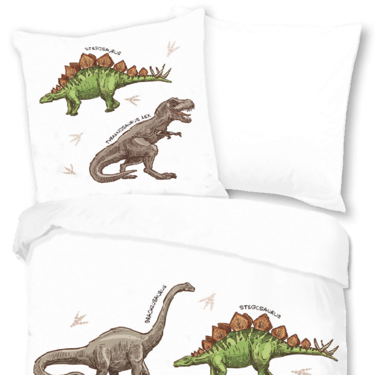 dino bettwaesche t rex sleep and dream tiermotiv
