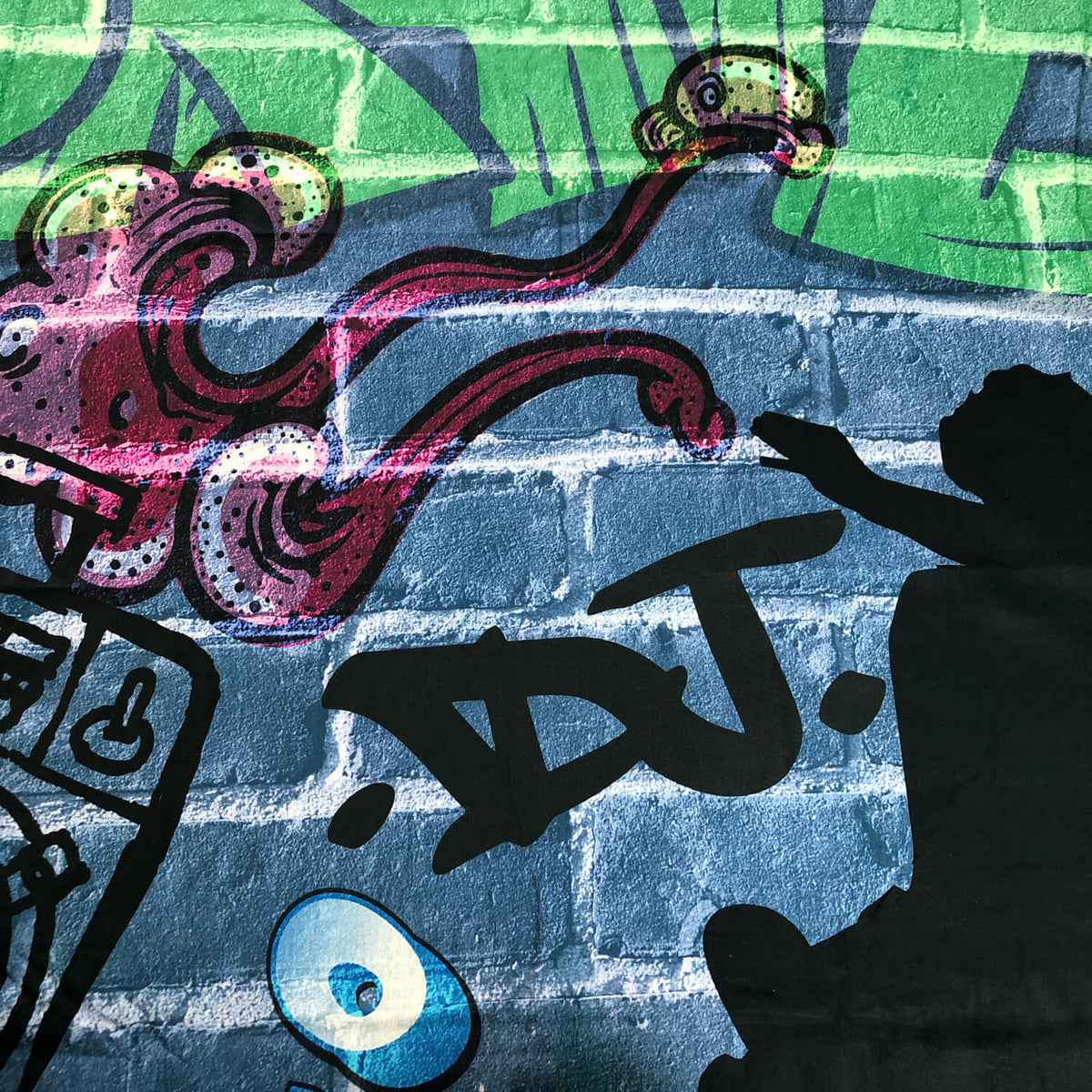 espcio wende bettgarnitur sleep and dream graffiti skater skateboard