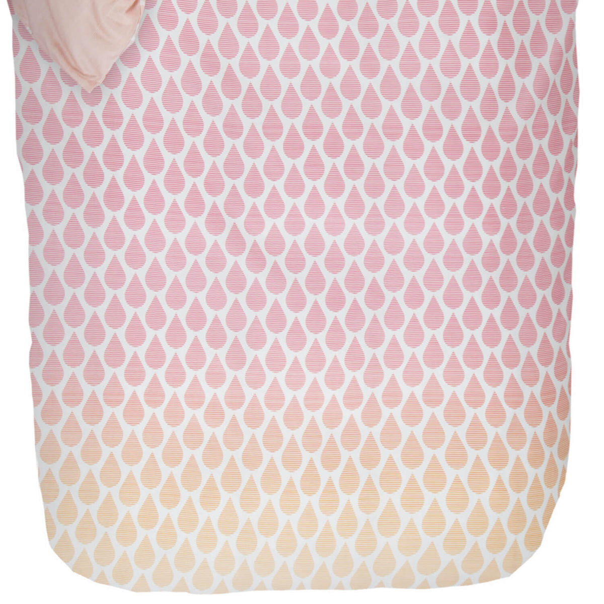 Esprit Bettwäsche Rainns Pink Rosa Orange Regentropfen Farbverlauf Streifen Gestreift Wendeoptik Satin
