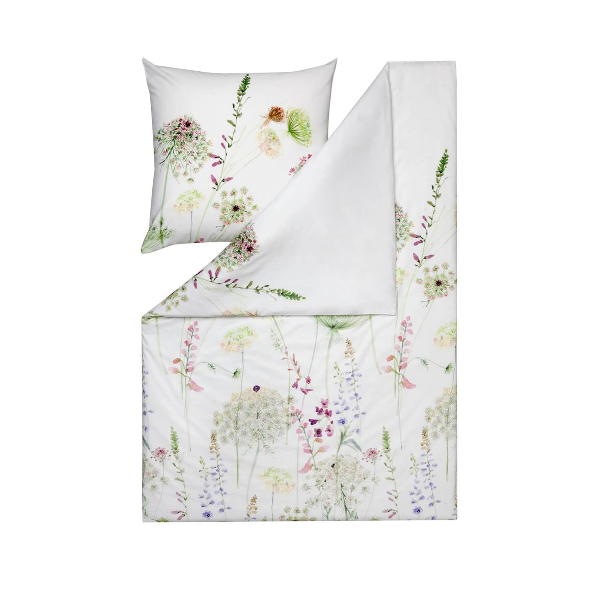 Estella Bettwäsche Meadow 4406 530 Grün Blumen Sträucher Blüten Gräser