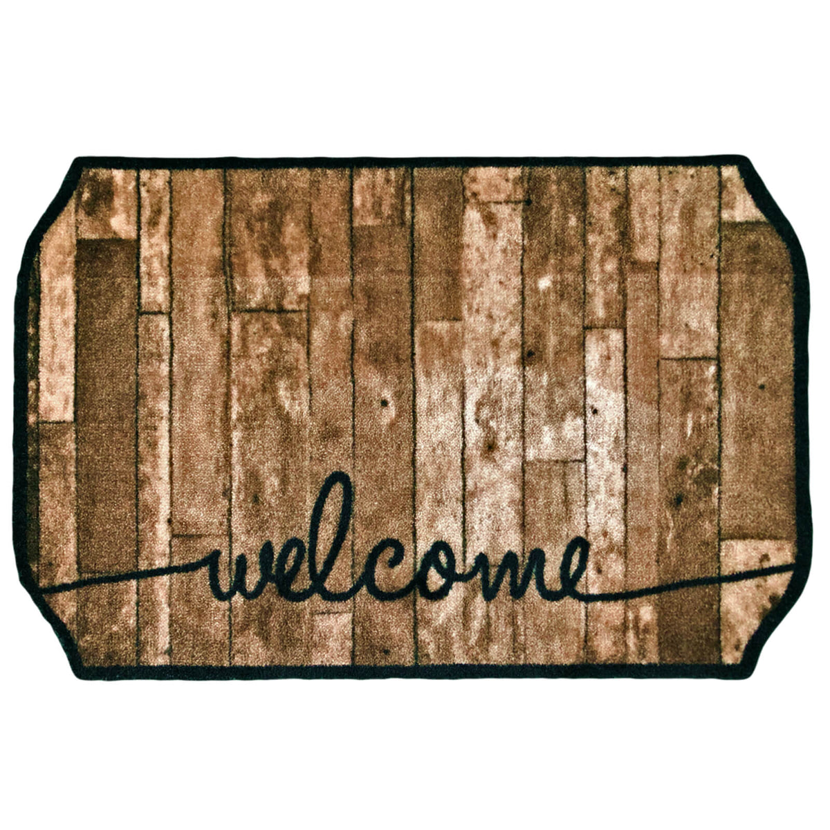 fußmatte schmutzfangmatte welcome holz espico