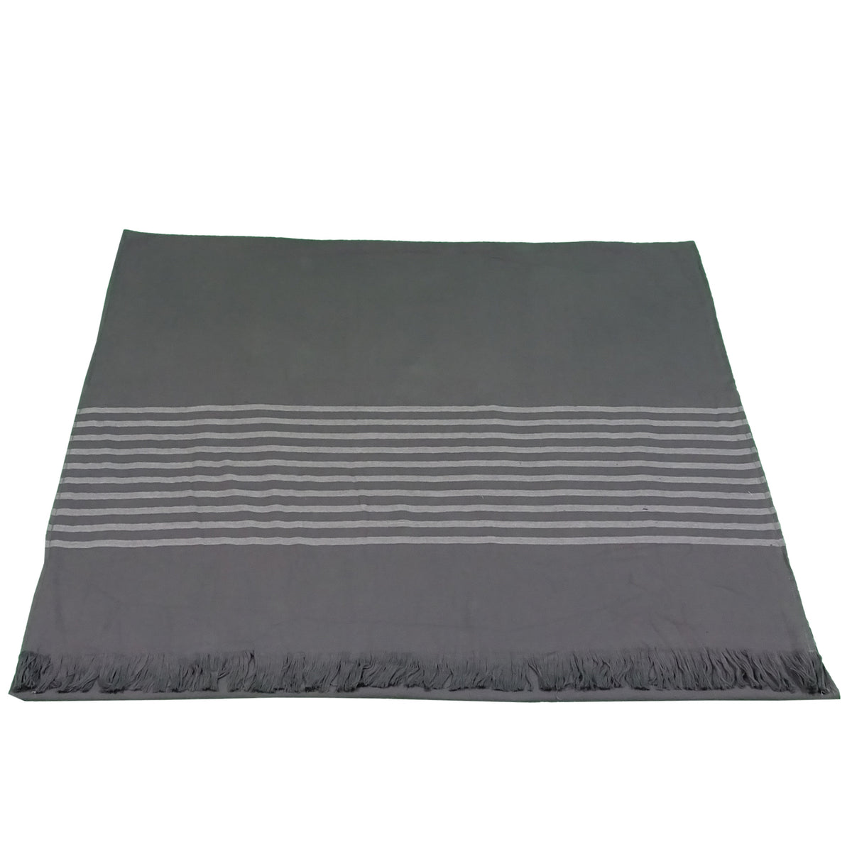 Casatex Hamamtuch Streifen 100x180 cm grau
