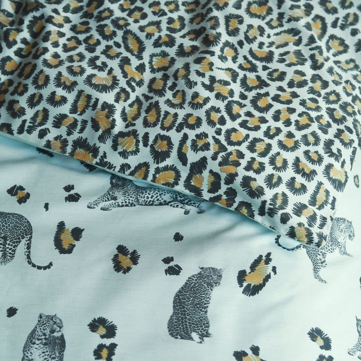 covers & co bettwaesche roar leopard safari wild tier