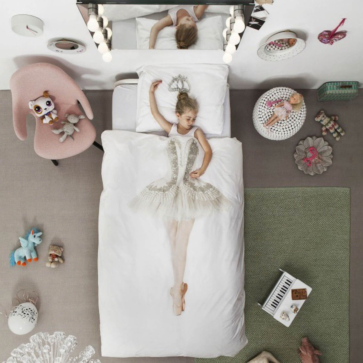 bettwaesche snurk ballerina taenzerin