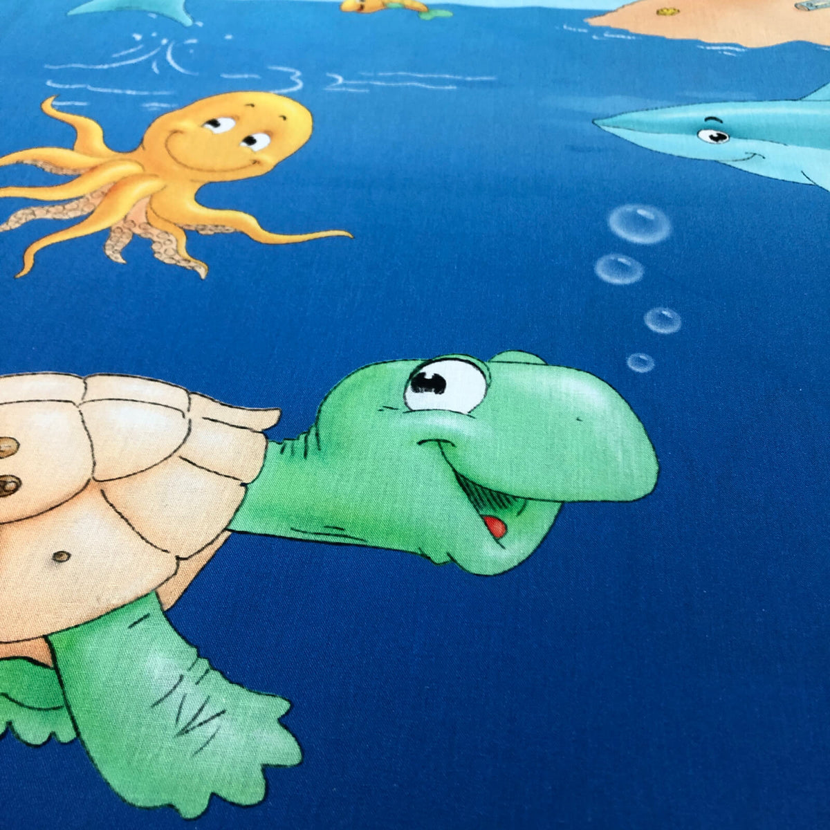 bettwaesche kinder schildkroete delfin