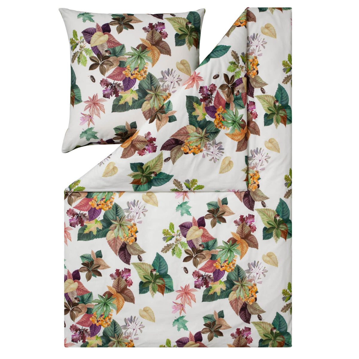 bettwaesche bettgarnitur natur herbst bunt