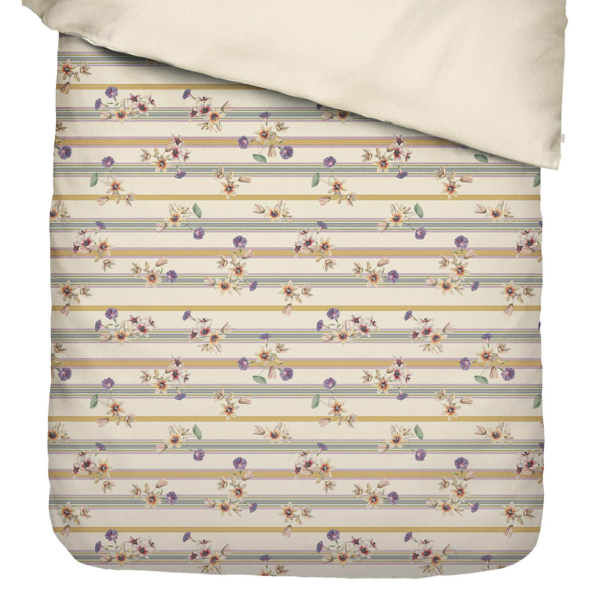 bettwaesche amare wendedesign blumen gestreift