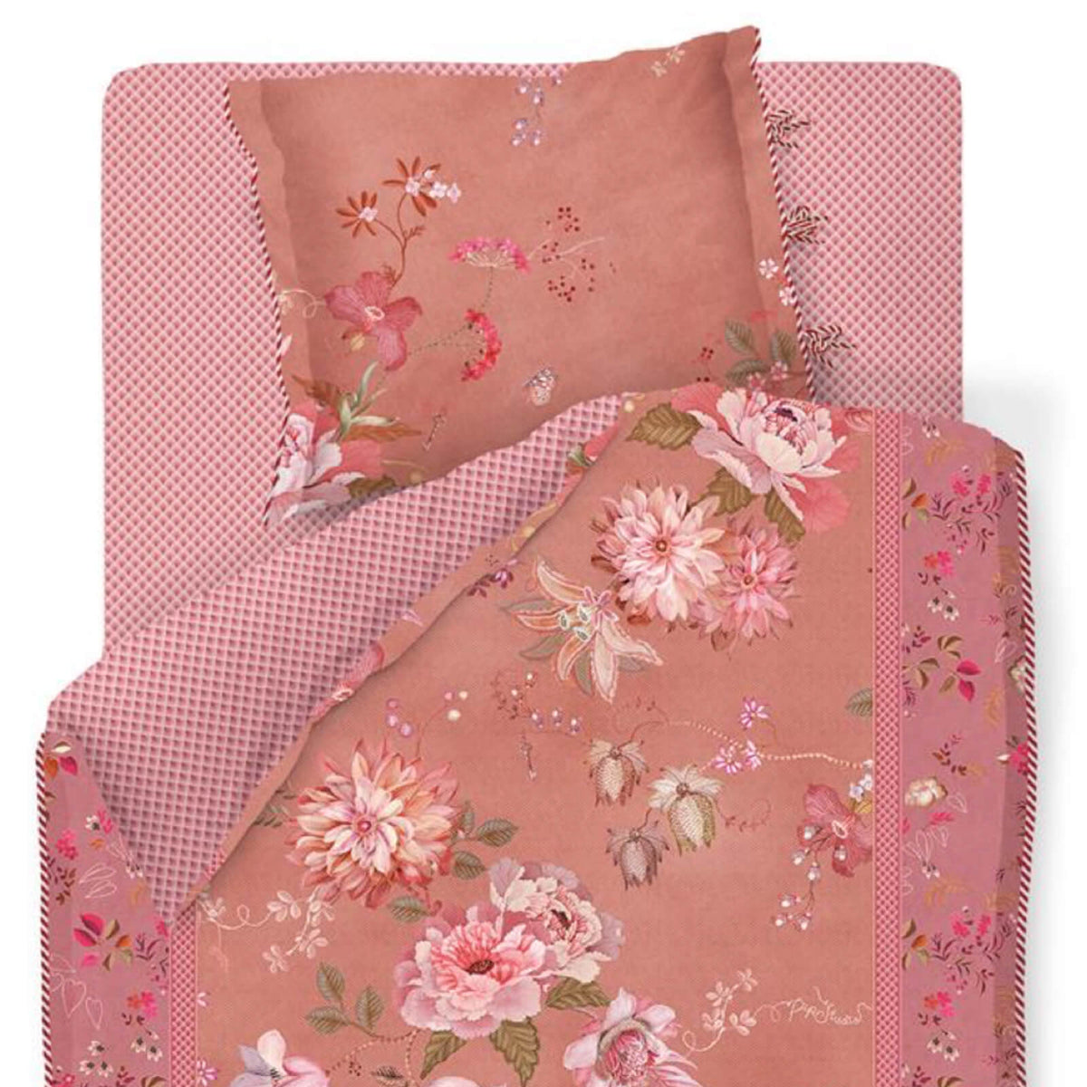 bettgarnitur bettwaesche blumen blueten tokyo bouquet pip