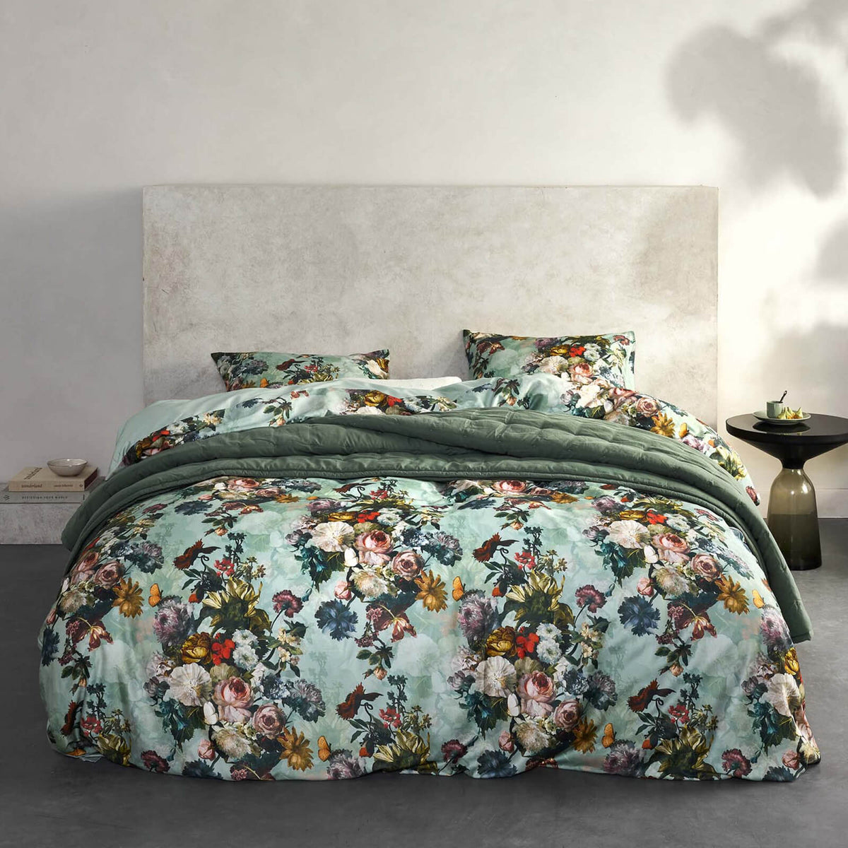 bettwaesche karli gebluemt floral wende rosen