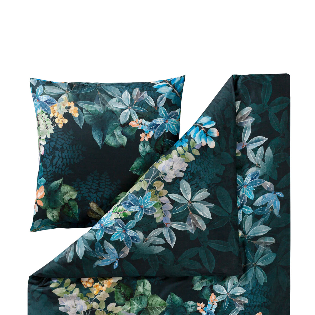 bettbezug kissenbezug floral geblühmt blumenmuster natur
