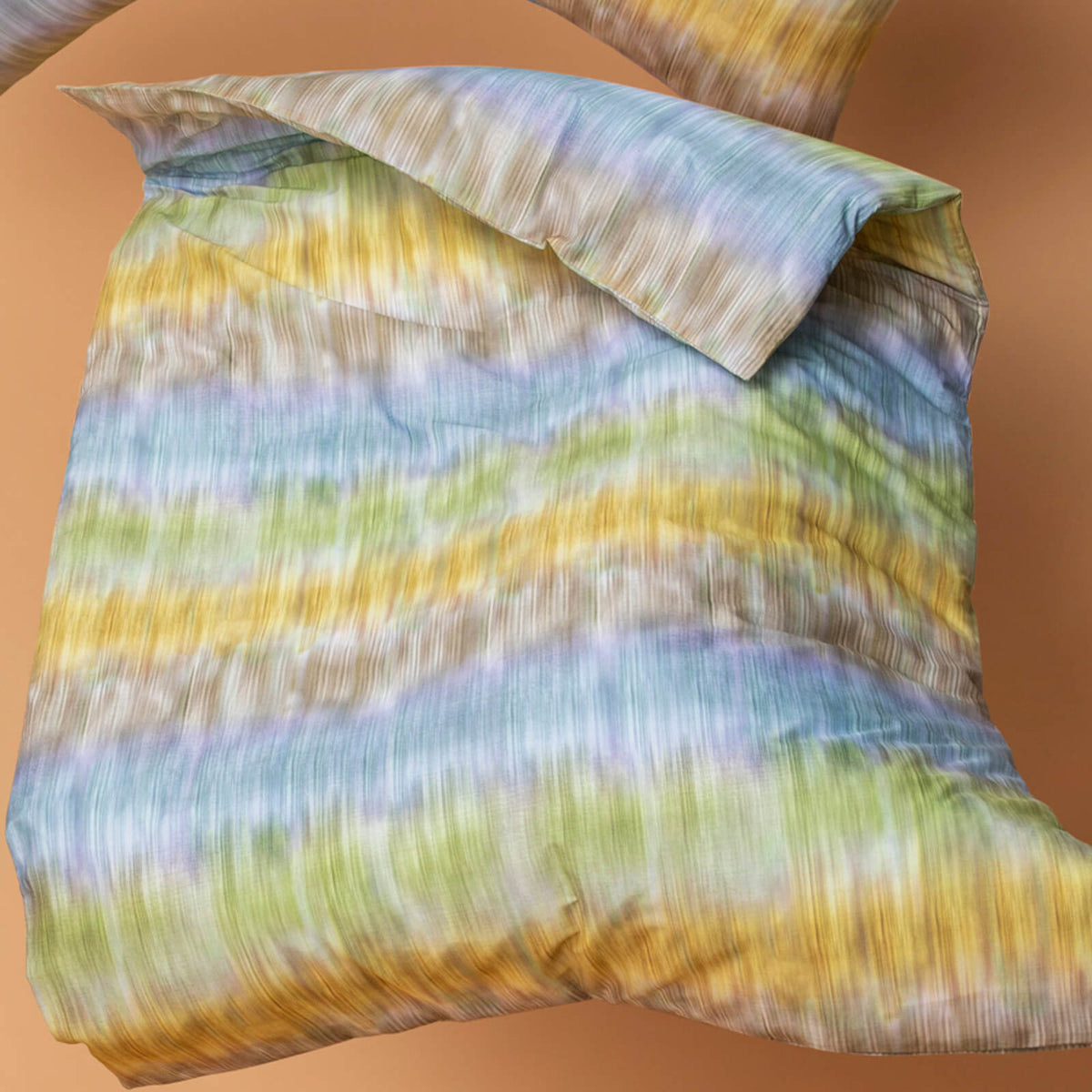 bettwaesche gestreift bunt mako satin