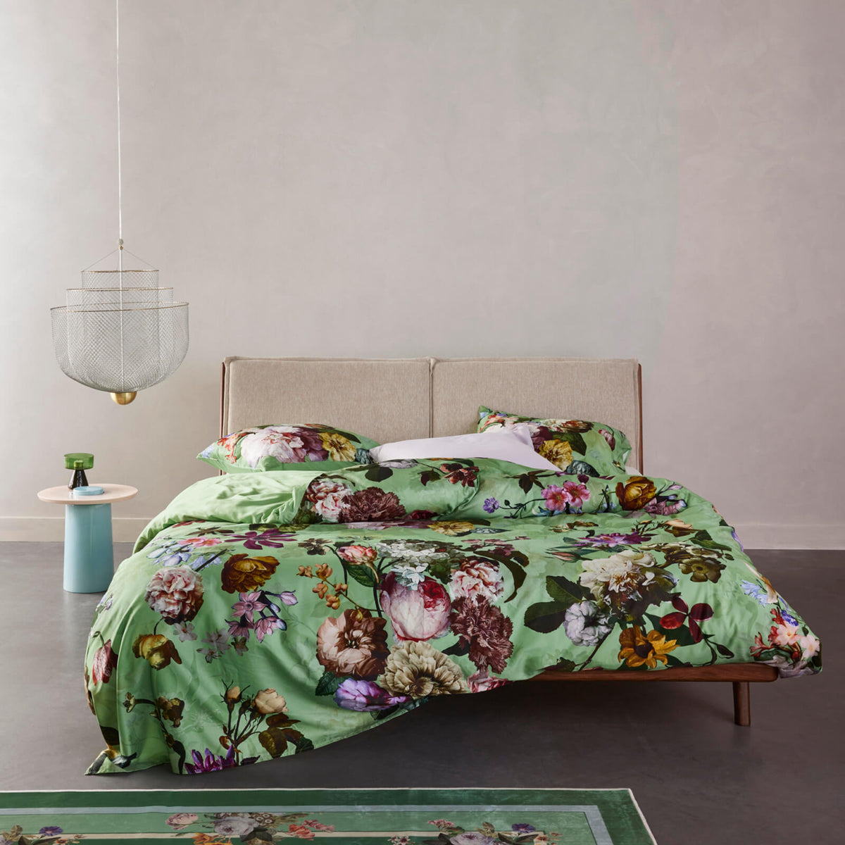 bettwaesche fleur gebluemt floral uni