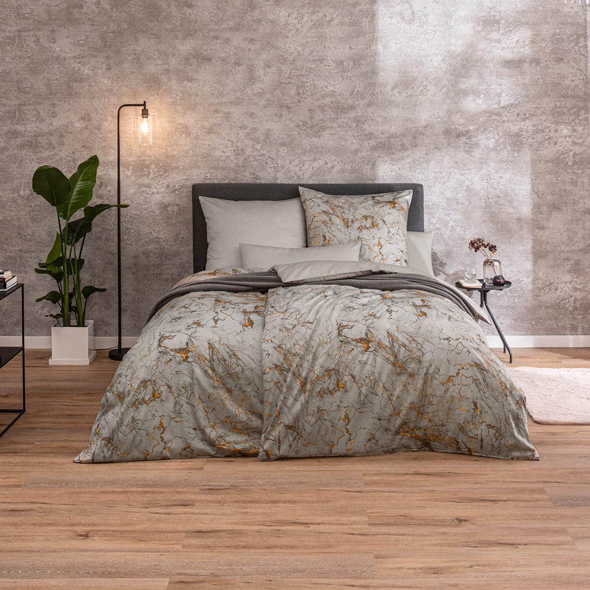 bettwaesche bettgarnitur raphael estella 7259 silber