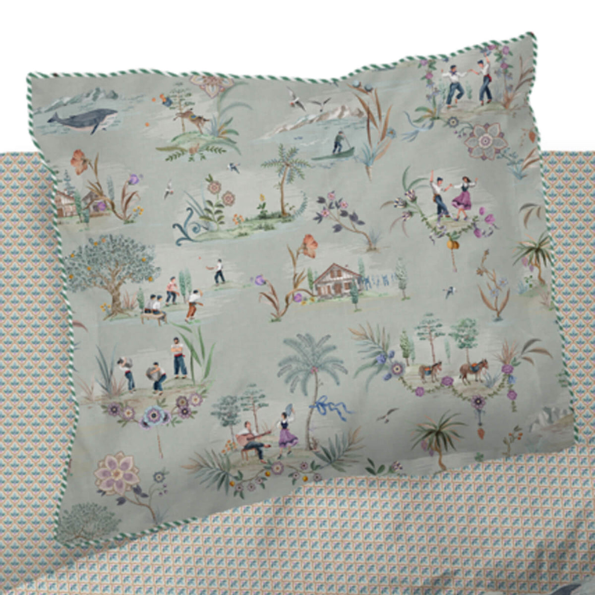 bettgarnitur bettwaesche menschen natur wendedesign