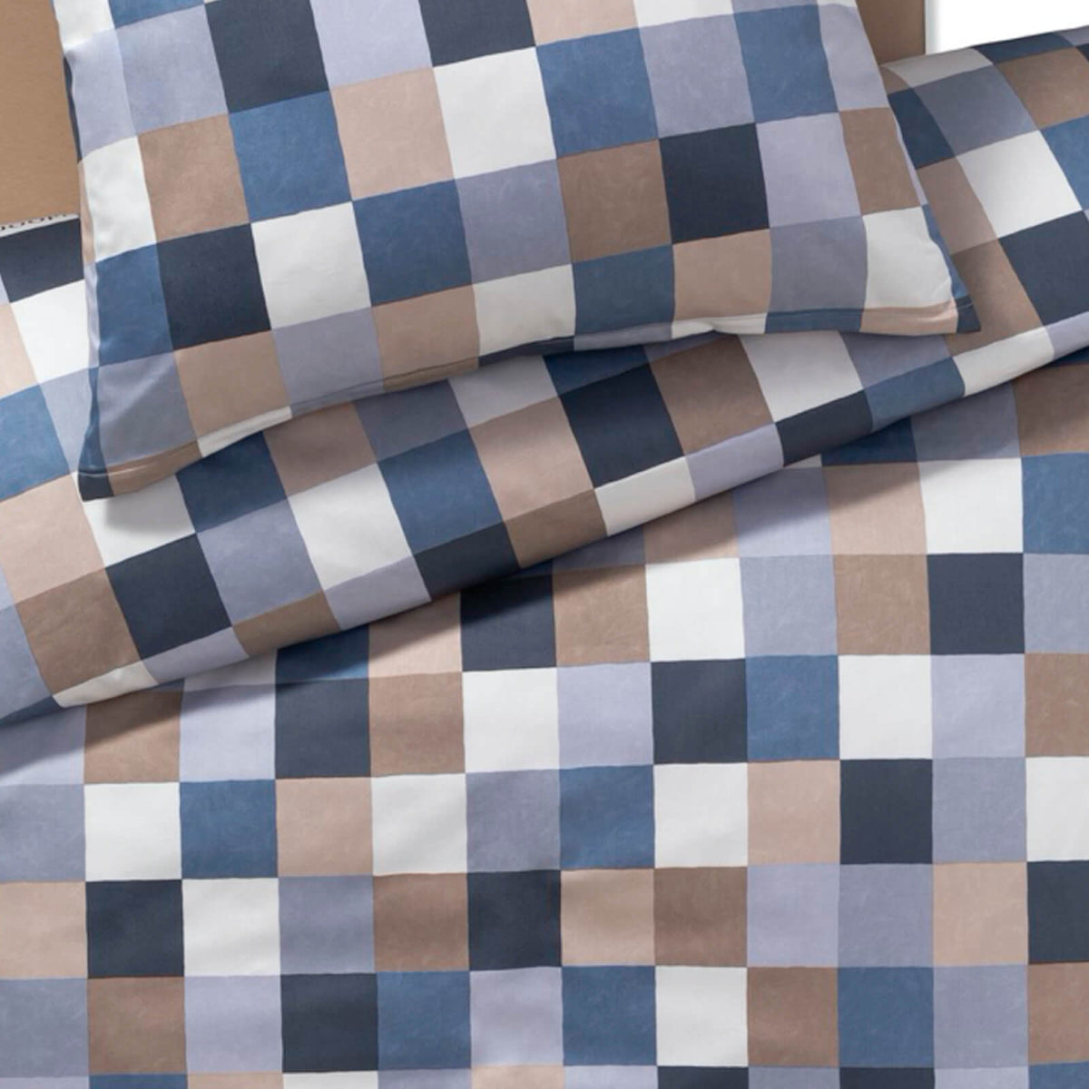 bettwaesche joop mosaic blau nude mako satin