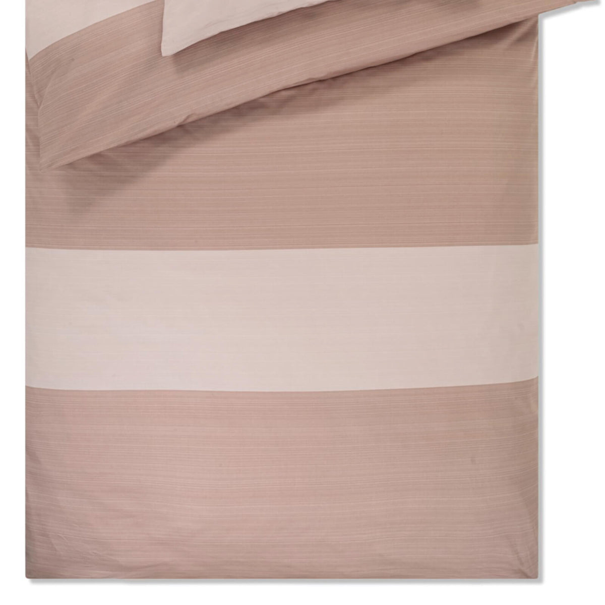 bettwaesche bettgarnitur gestreift creme rosa
