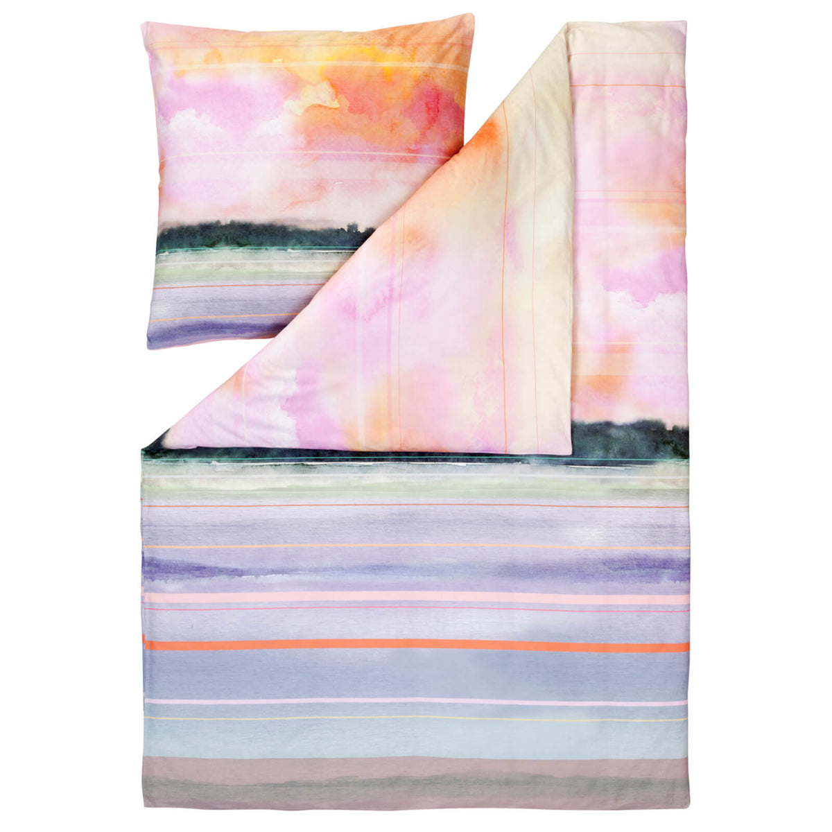 Estella Bettwäsche Sunset 4752 985 Mulitcolor Mako Satin