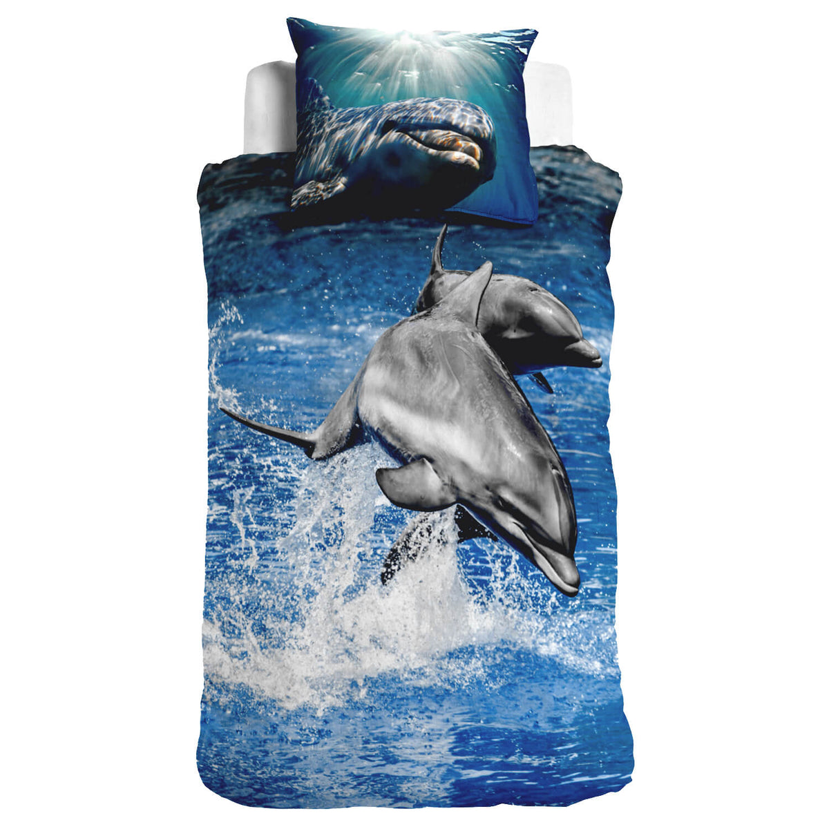 delphin delfin bettwaesche meer ozean fisch
