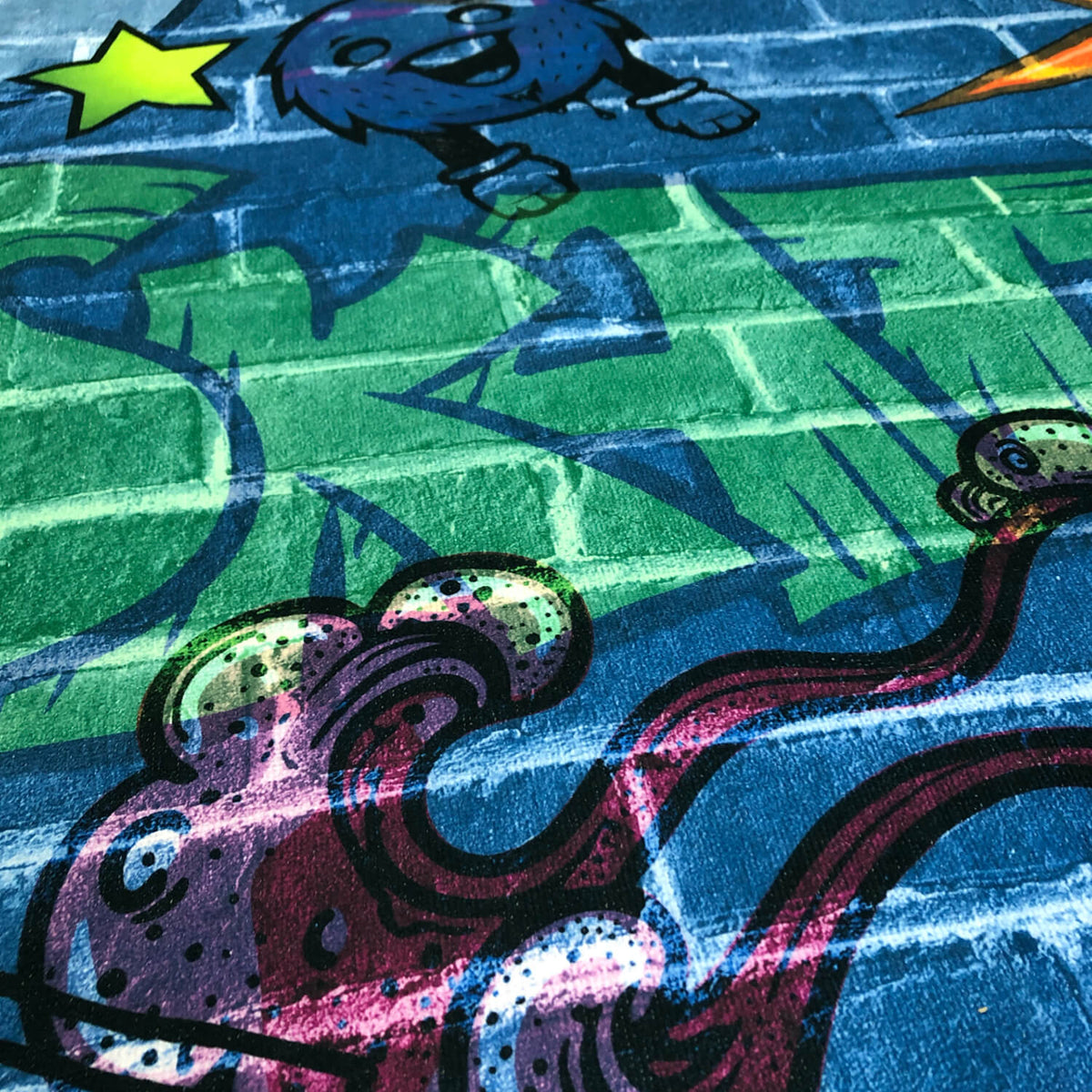 strandlaken badetuch skate graffiti sprayer