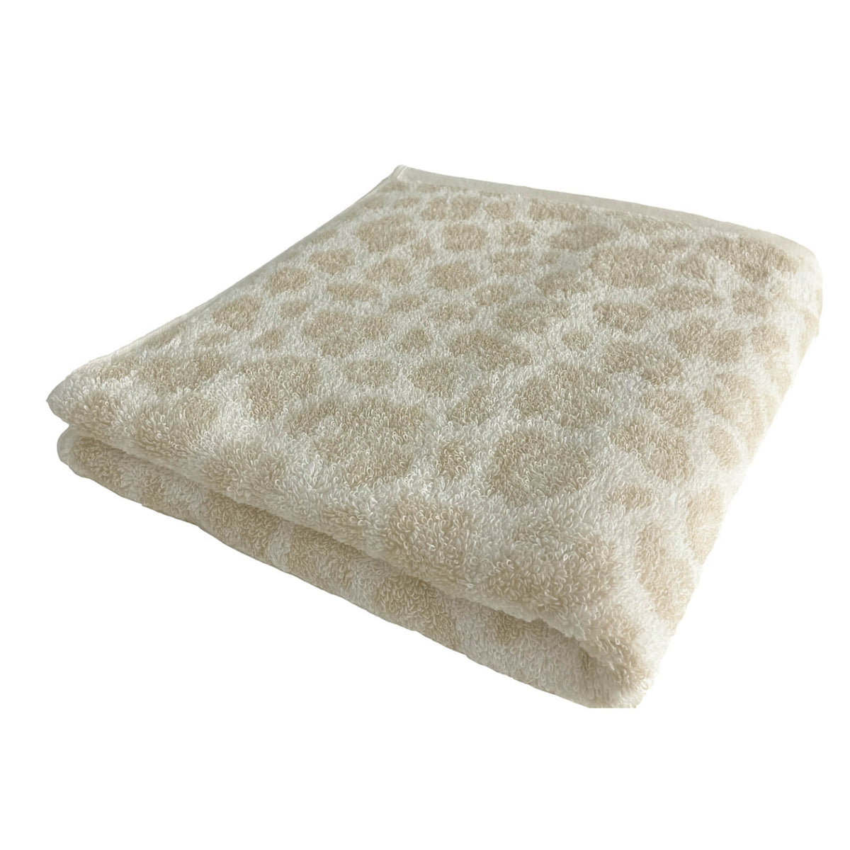 frottiertuch animal print leo creme beige