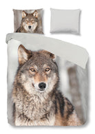 good morning Bettwäsche 5703 Wolf Wildtier