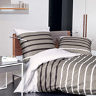 Janine Bettwäsche J.D. 87017-07 taupe braun Mako Satin