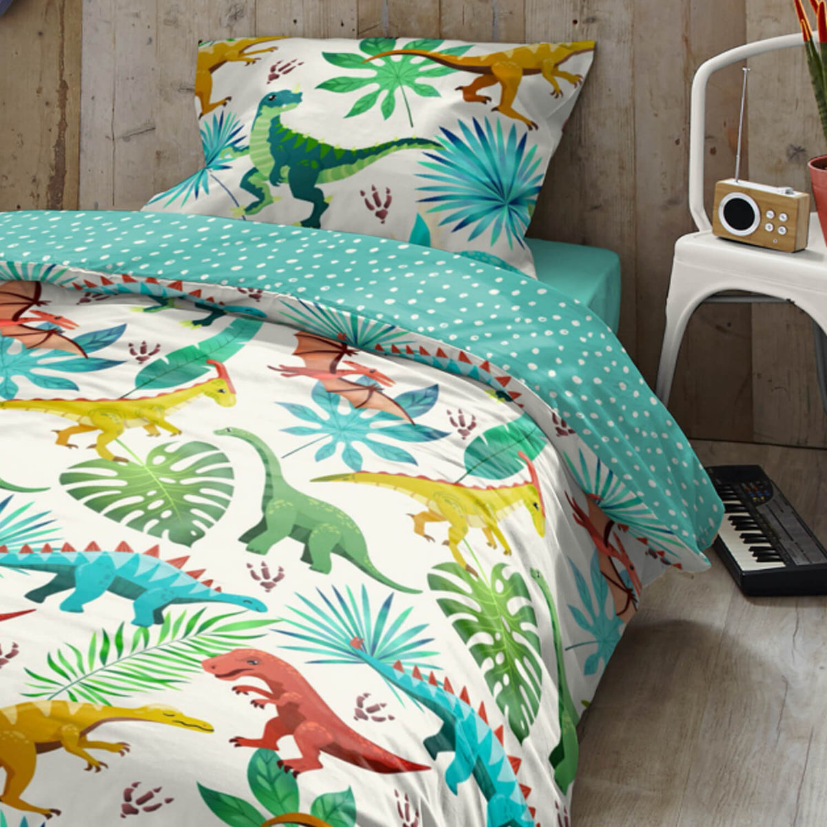 trendy bedding kissenbezug deckenbezug reptil punkte