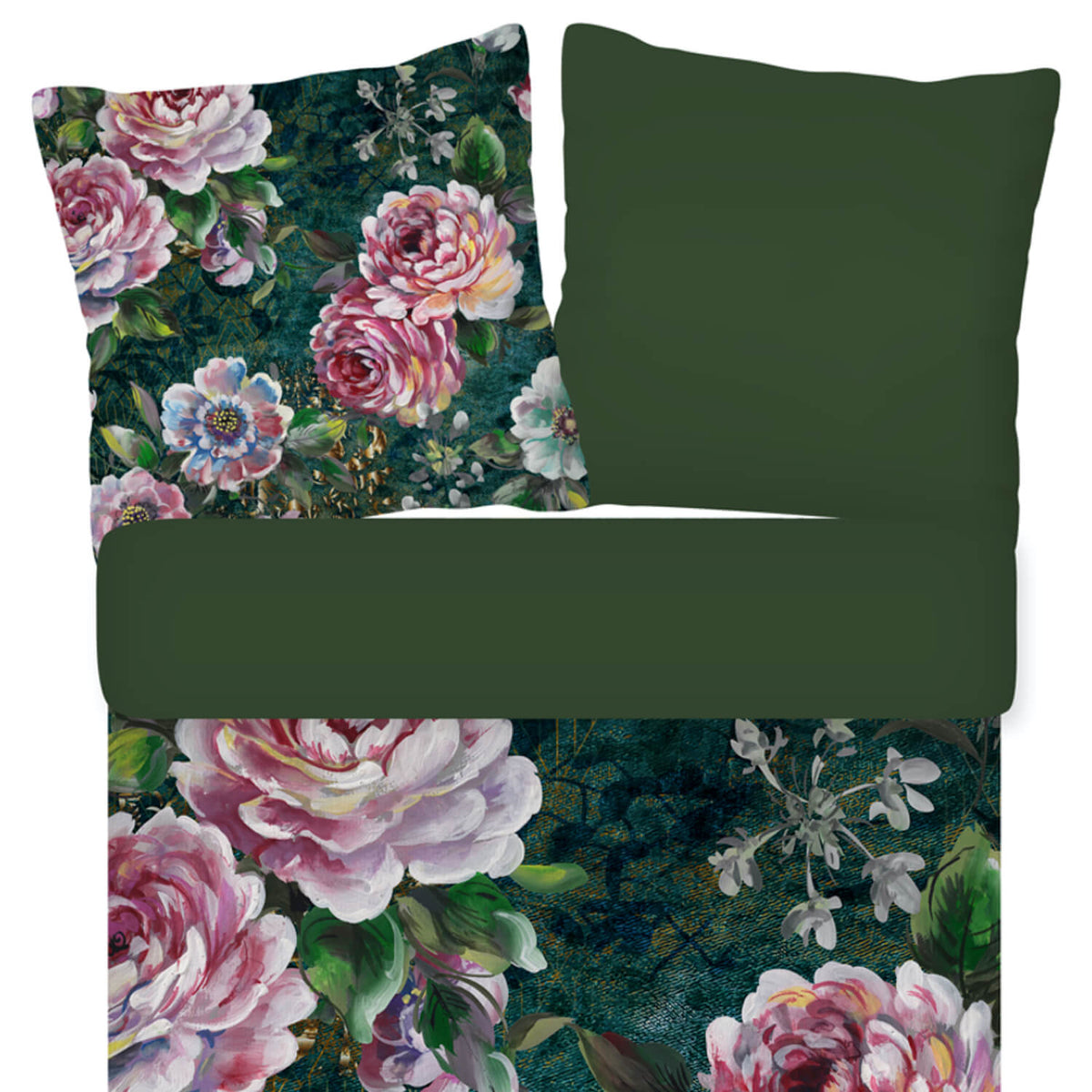 bettwaesche trendy bedding fleur blumen pfingsrose