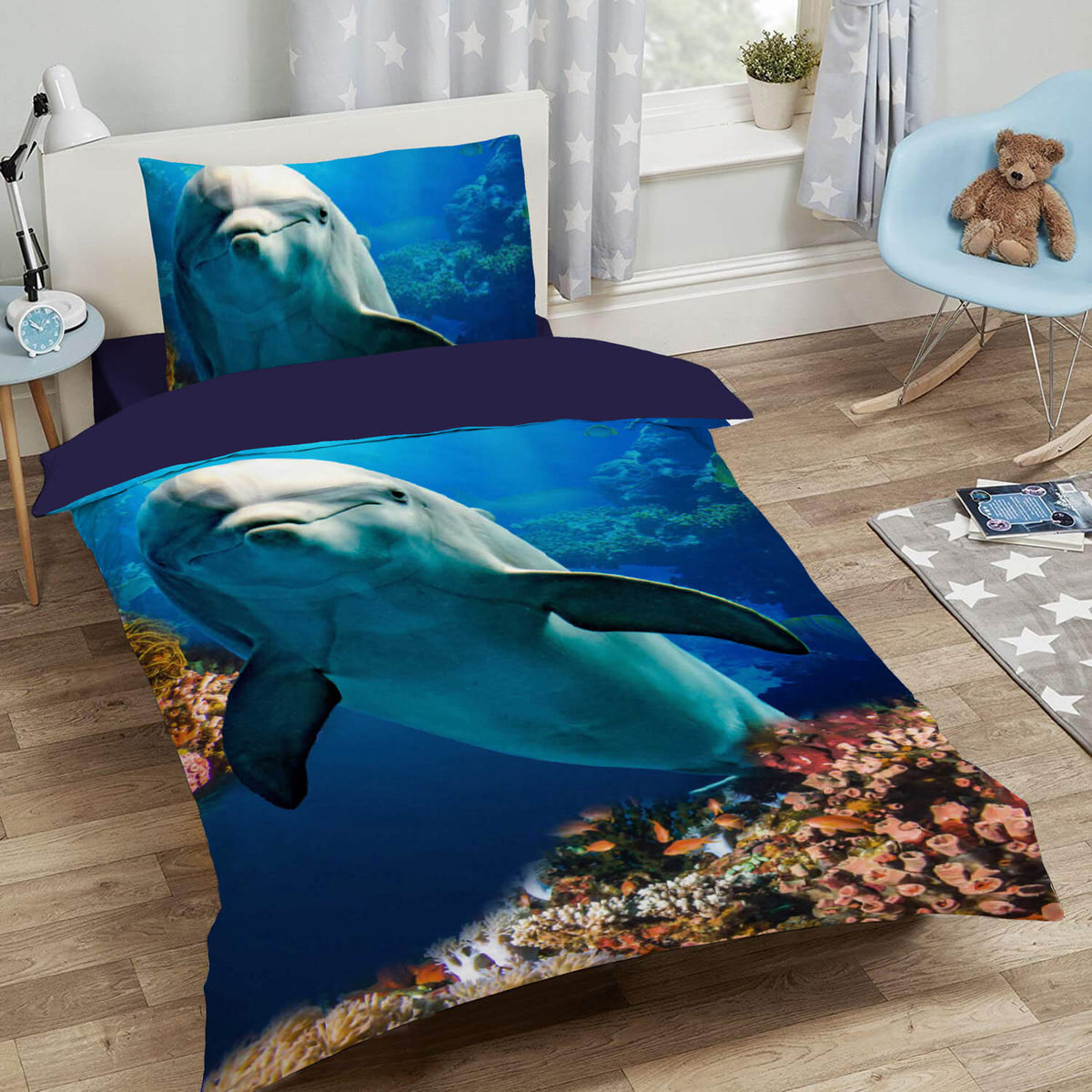 espico bettgarnitur sleep and dream korallen wasser renforce