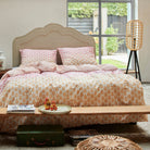 Esprit Bettwäsche Rainns Pink Rosa Orange Regentropfen Farbverlauf Streifen Gestreift Wendeoptik Satin