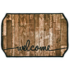 fußmatte schmutzfangmatte welcome holz espico