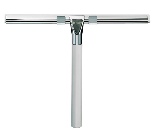 JOOP! Glaswischer chrom / weiß mit Wandhalterung