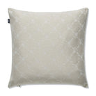kissen huelle linien schimmer hell ivory blume polyester baumwolle