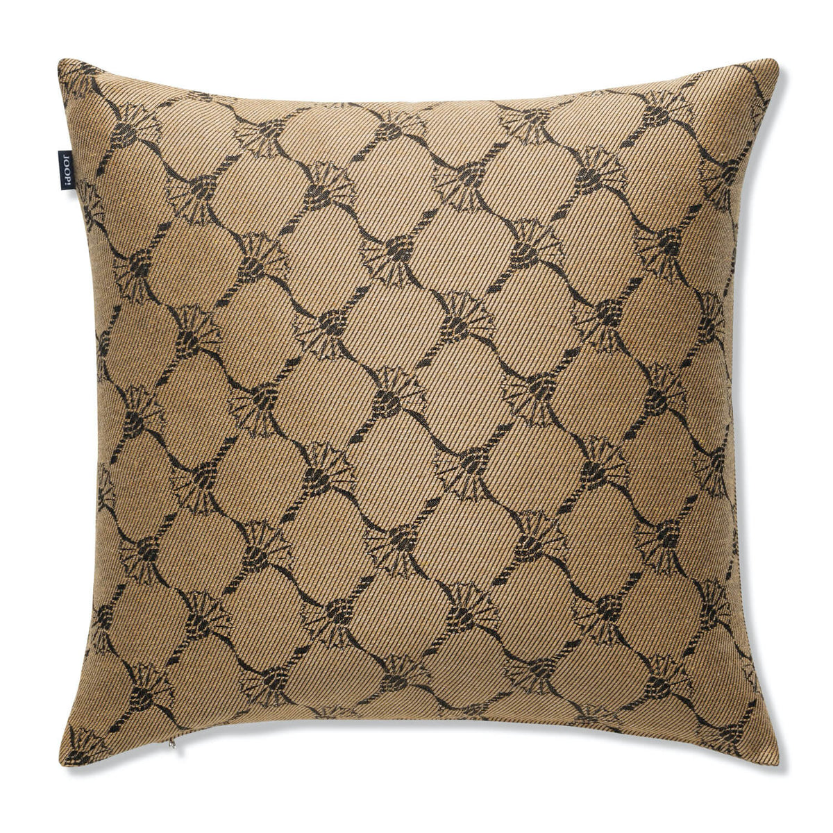 kissen huelle linien schimmer curry blume polyester baumwolle