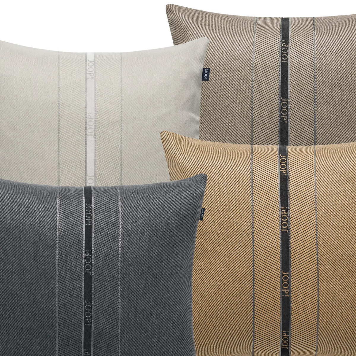 kissen huelle linien schimmer mehrfarbig polyester baumwolle