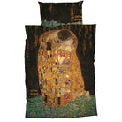 gustav klimt bettwaesche liebespaar baumwolle satin