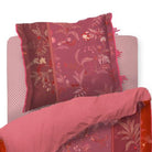 bettgarnitur bettwaesche blumen streifen farne