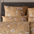 bettwaesche bettgarnitur floral blumen creme