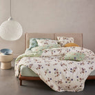 bettwaesche fiora wendedesign gebluemt vanilla