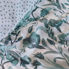 bettwaesche floral fiesta green blueten