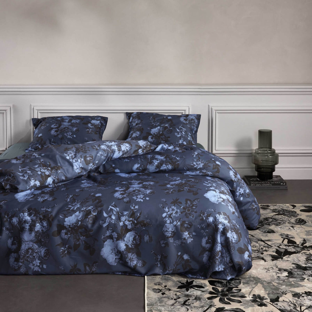 bettwaesche gebluemt blumenbouquet floral uni