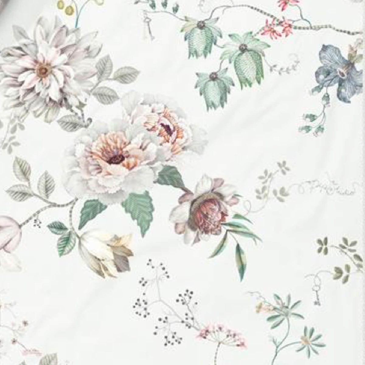 bettgarnitur bettwaesche blumen blueten tokyo bouquet