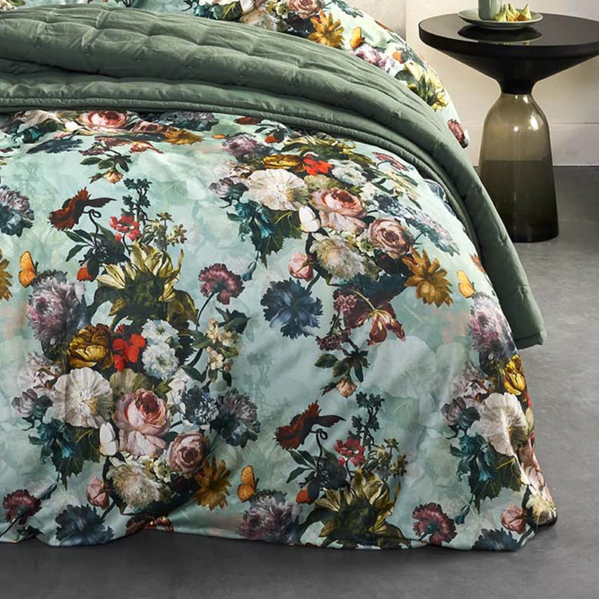 bettwaesche karli gebluemt floral wende rosen