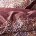 bettwaesche essenza gemustert rot baumwoll satin