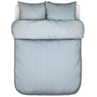 bettwaesche muster blau gelb wendeoptik baumwolle satin