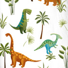 bettwäsche bettgarnitur dinosaurier reptilien t-rex Palmen Pflanzen 