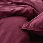 bettwaesche guy essenza uni einfarbig cherry